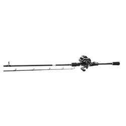 Kinetic Ozor BC CL Baitcaster Combo 6,6 fod - 20/80 gr m. påspolet fletline